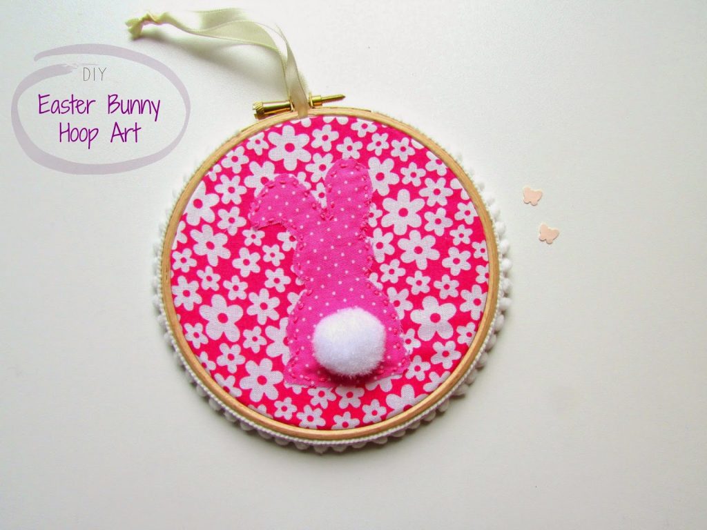 DIY Πασχαλινό Διακοσμητικό Τελαράκι με Κουνελάκι!