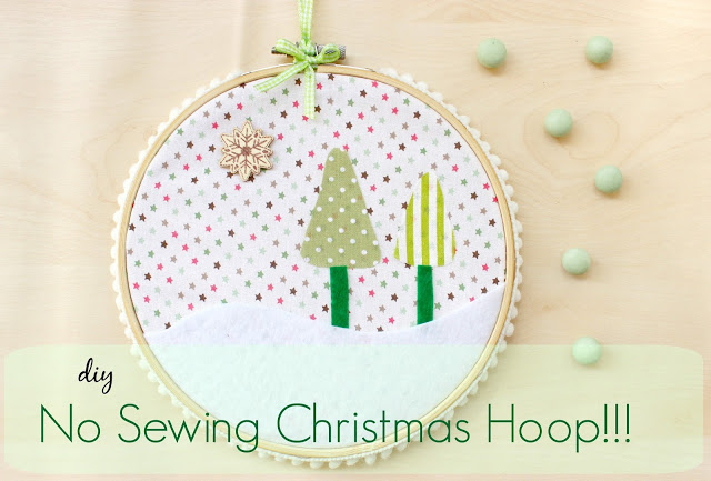 DIY Χριστουγεννιάτικο Τελαράκι Χωρίς Ραψιμο