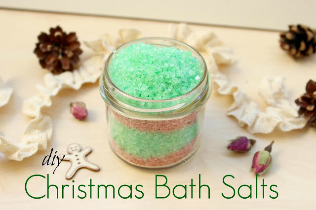 DIY Χριστουγεννιάτικα Άλατα Μπάνιου!