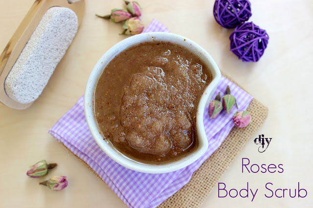 DIY Scrub Σωματος με Τριανταφυλλα!