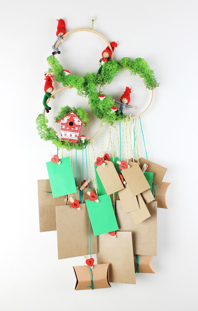 DIY Χριστουγεννιάτικο Ημερολόγιο Αντίστροφης Μέτρησης με ξωτικά!