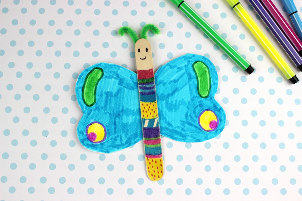 Παιδική Κατασκευή Χρωματιστές Πεταλούδες για τις κουρτίνες