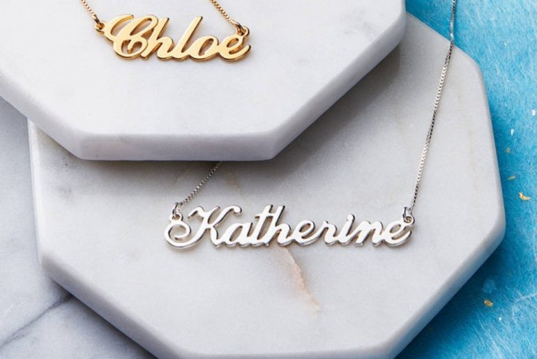 Latest Jewelry Trends - Name Necklace